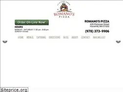 Sites similar to romanos-pizza.com