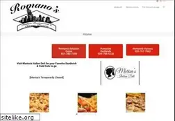 Sites similar to romanosrestaurants.com