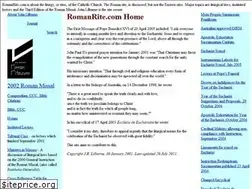 Sites similar to romanrite.com