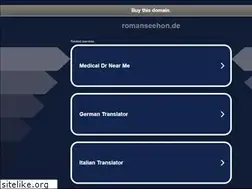 Sites similar to romanseehon.de