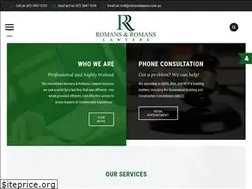 Sites similar to romanslawyers.com.au