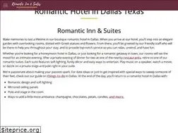Sites similar to romantichoteldallas.com