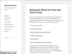 Sites similar to romanticideas.com