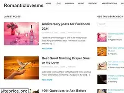 Sites similar to romanticlovesms.com