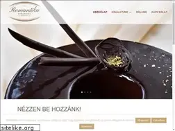 Sites similar to romantikacukraszda.hu