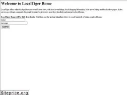 Sites similar to rome.localtiger.com