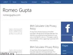 Sites similar to romeogupta.com
