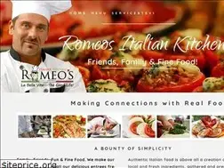 Sites similar to romeositaliankitchen.com