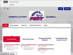 Sites similar to romeovillepony.com