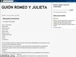 Sites similar to romeoyjulietaaee2.blogspot.com