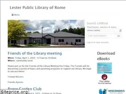 Sites similar to romepubliclibrary.org