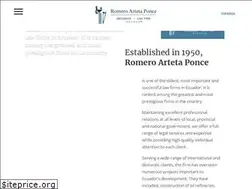 Sites similar to romeroartetaponceabogados.com
