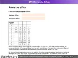 Sites similar to romerskasiffror.nu