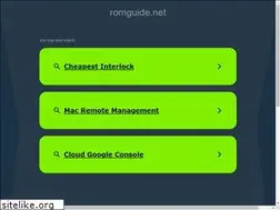 Sites similar to romguide.net