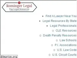 Sites similar to romingerlegal.com