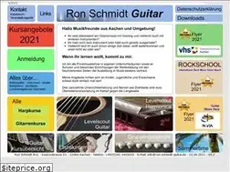 Sites similar to ron-schmidt-guitar.de