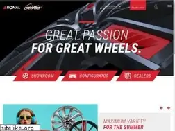 Sites similar to ronal-wheels.com