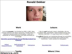 Sites similar to ronalddekker.nl