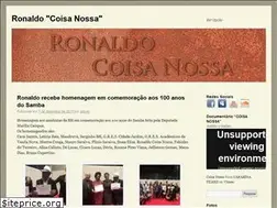 Sites similar to ronaldocoisanossa.com.br