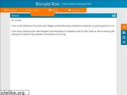 Sites similar to ronaldroe.com