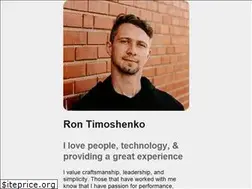 Sites similar to ronaldtimoshenko.com