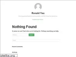 Sites similar to ronaldyau.com