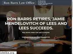 Sites similar to ronbarrslaw.ca