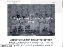 Sites similar to rondaakandehair.com