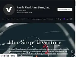 Sites similar to rondaautoparts.com