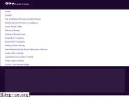 Sites similar to rondatoday.com