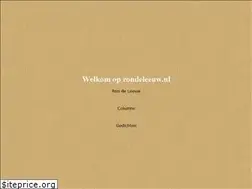 Sites similar to rondeleeuw.nl