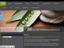 Sites similar to ronefuneralservice.com