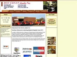 Sites similar to ronernstlumber.com