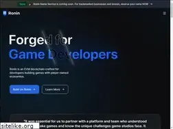 Sites similar to roninchain.com