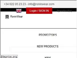 Sites similar to roninwear.com
