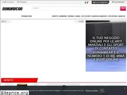 Sites similar to roninwear.it