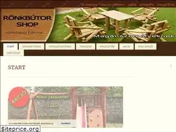 Sites similar to ronkbutorshop.hu