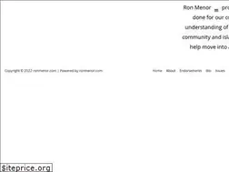 Sites similar to ronmenor.com