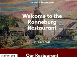 Sites similar to ronneburgrestaurant.com