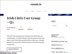 Sites similar to ronnie.ie