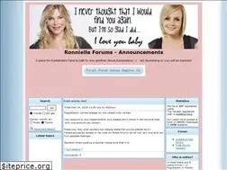 Sites similar to ronnielle.forumotion.com