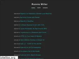 Sites similar to ronniemlr.com