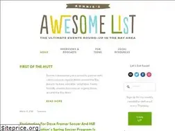 Sites similar to ronniesawesomelist.com