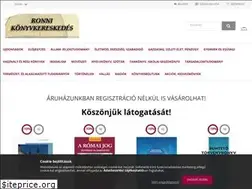 Sites similar to ronniszakkonyv.hu