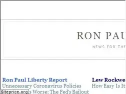 Sites similar to ronpaulnews.net