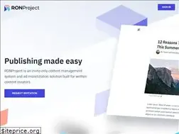 Sites similar to ronproject.com