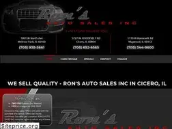 Sites similar to ronsautocars.com