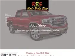 Sites similar to ronsbodyshop.biz