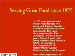 Sites similar to ronsburgersandchili.com