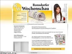 Sites similar to ronsdorfer-wochenschau.de